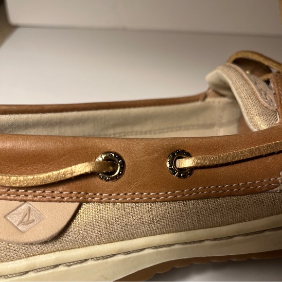SPERRY Angelfish Metallic Boat Shoe, Size 7, used but in good condition - Picture 16 of 16